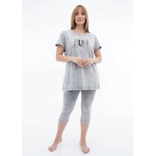 Костюм (футболка, бриджі) Romeo Life з надписом 6145-01